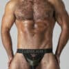 Locker Gear Jockstrap Front Opening Khaki Small