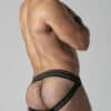Locker Gear Jockstrap with Zipper Khaki Small