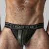 Locker Gear Jockstrap with Zipper Khaki Small