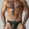 Locker Gear Jockstrap with Zipper Khaki Small