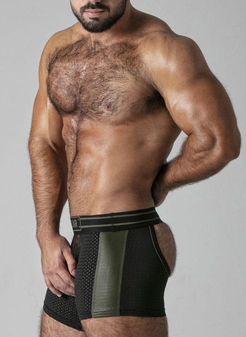 Locker Gear Short Chaps Khaki Medium