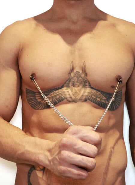 Pinch Tweezer Clamps with Chain
