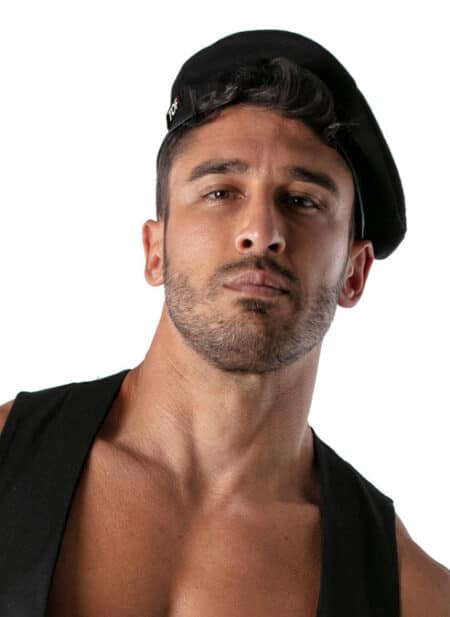 ToF Paris Reversible Beret Black / Beige