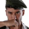 ToF Paris Reversible Beret White / Khaki