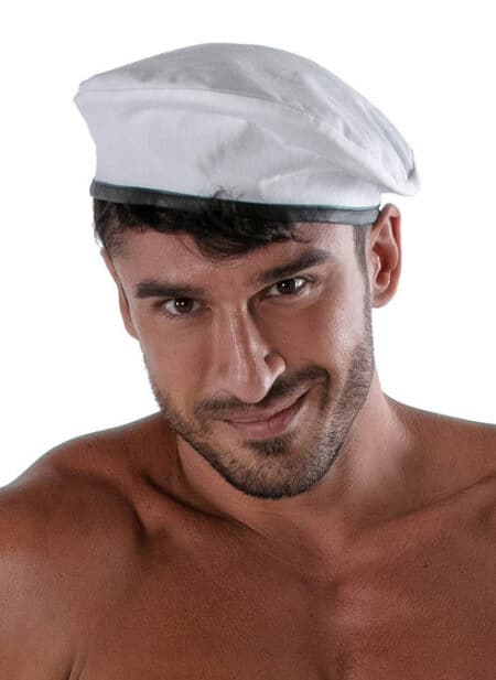 ToF Paris Reversible Beret White / Khaki