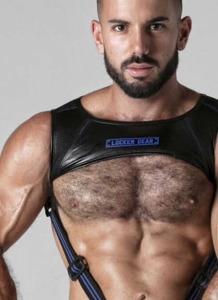 Locker Gear Grab It Body Harness Blue Small