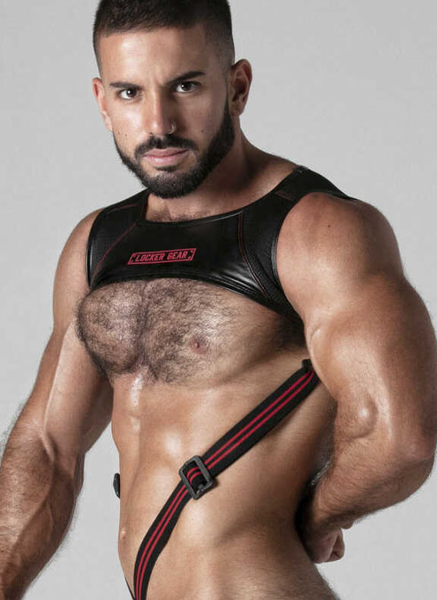 Locker Gear Grab It Body Harness Red Medium