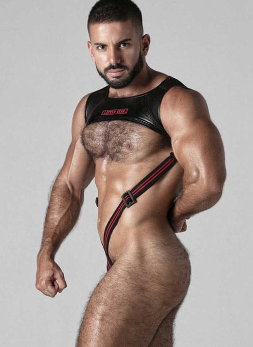 Locker Gear Grab It Body Harness Red Medium