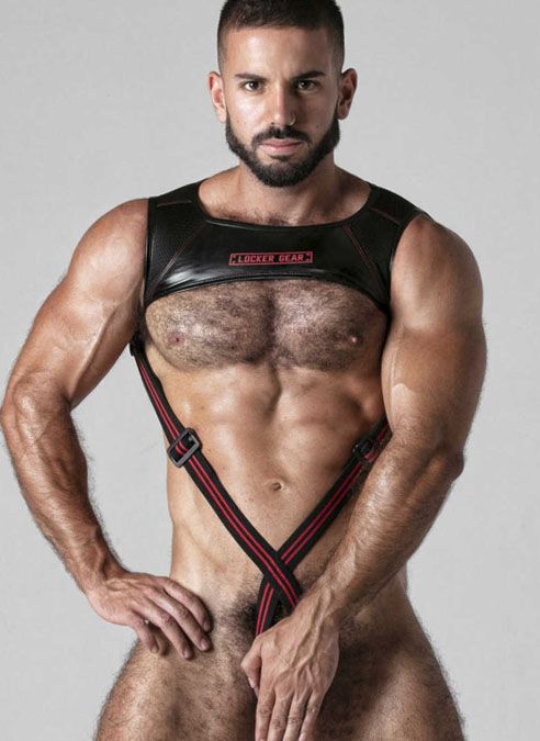 Locker Gear Grab It Body Harness Red Medium