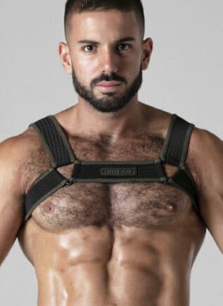 Locker Gear Mesh Chest Harness Khaki Large