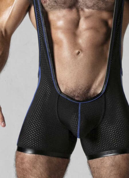 Locker Gear Mesh Singlet Blue Extra large