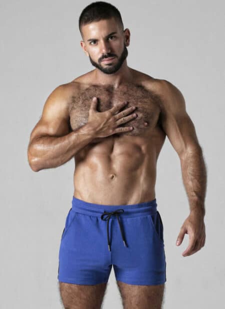 Locker Gear Touch It Shorts Blue Extra large