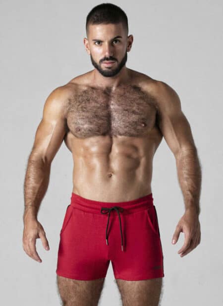 Locker Gear Touch It Shorts Red XXL
