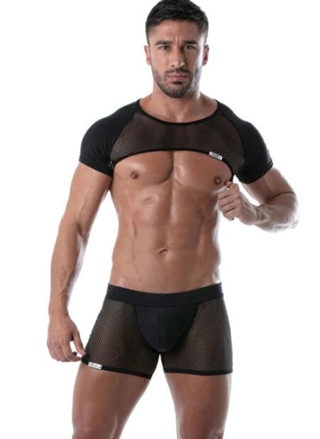 TOF Paris Circuit Mesh JockShort Black Medium