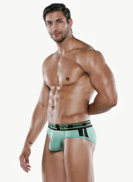 CODE 22 Motion Push-up Brief Turquoise Small