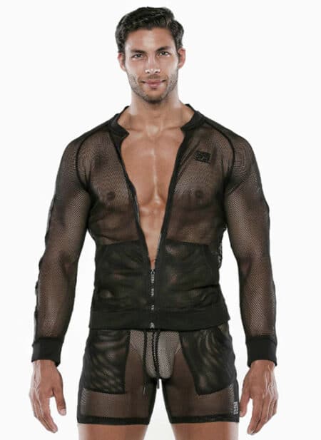 CODE 22 See Me Mesh Jacket Black Small