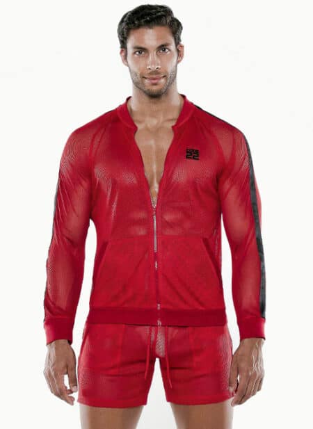 CODE 22 See Me Mesh Jacket Red Small