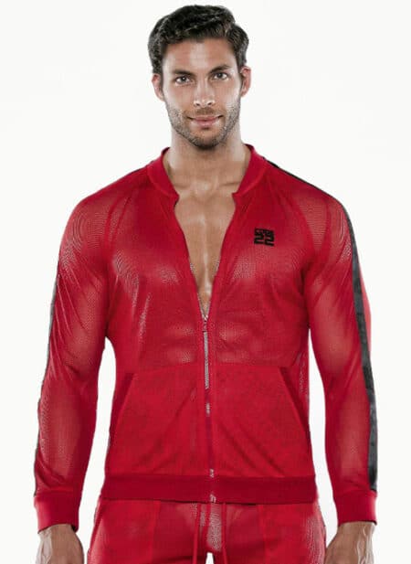 CODE 22 See Me Mesh Jacket Red Small