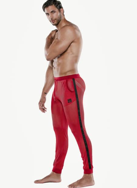 CODE 22 See Me Mesh Jogger Red Small
