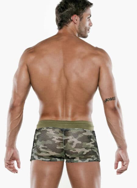 CODE 22 See Me Mesh Micro Short Camo Small