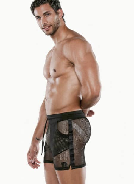 CODE 22 See Me Mesh Short Black Small