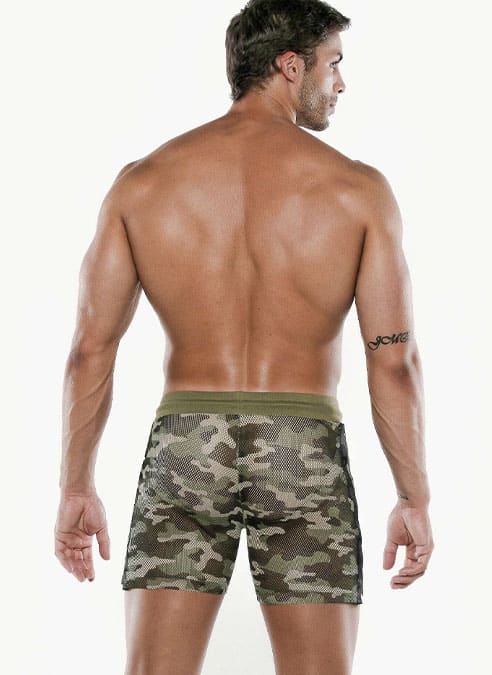 CODE 22 See Me Mesh Short Camo Small