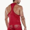CODE 22 See Me Mesh Tank Red Small