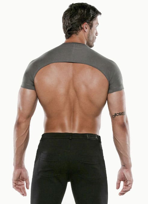 CODE 22 Sleeve Top Grey Small