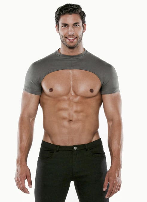 CODE 22 Sleeve Top Grey Small