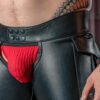 Mr. S Leather Chap Shorts Small T: 22"