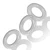 Oxballs Willy Cock Ring 3-Pack TPR Clear