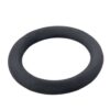 Brutus Slim Donut Silicone Cock Ring Black Medium