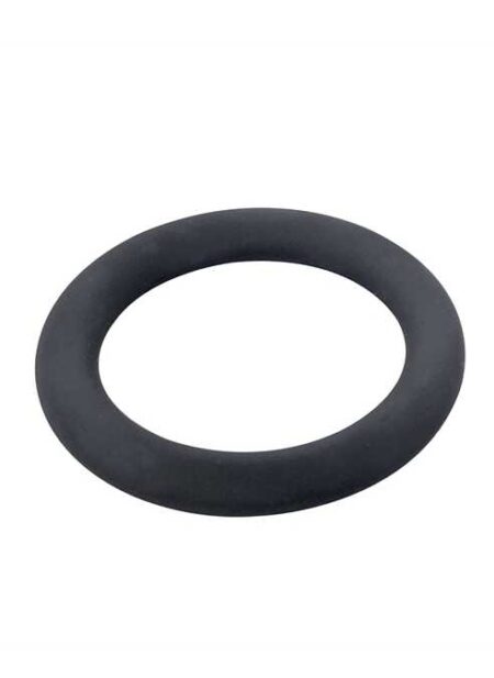 Brutus Slim Donut Silicone Cock Ring Black Medium