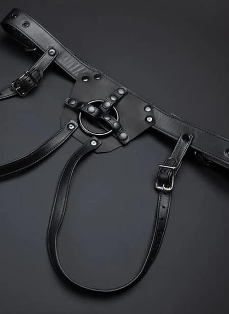 Mr. S Leather Strap On Dildo Harness Large / Extra large