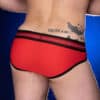 Mr. S Frontline Brief Red Medium
