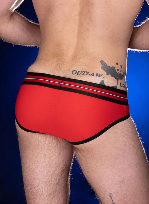 Mr. S Frontline Brief Red Medium