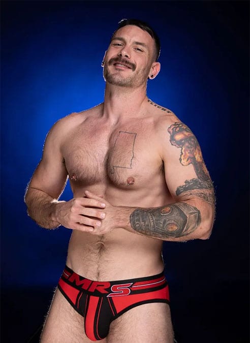 Mr. S Frontline Brief Red Medium