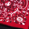 Mr. S Neck Hanky with Zipper Pocket Red