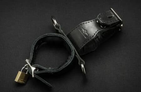 Mr. S Leather Leather Handcuffs with locks