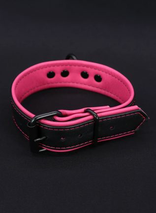 Mr. S Leather Hardline Collar Pink