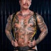 Mr. S Leather Hardline Hunter Harness Yellow Small/Medium