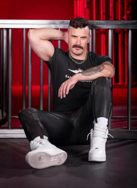 Mr. S Leather Uniform Pant Black Size 33