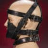 Mr. S Leather Bondage Dog Muzzle Brown