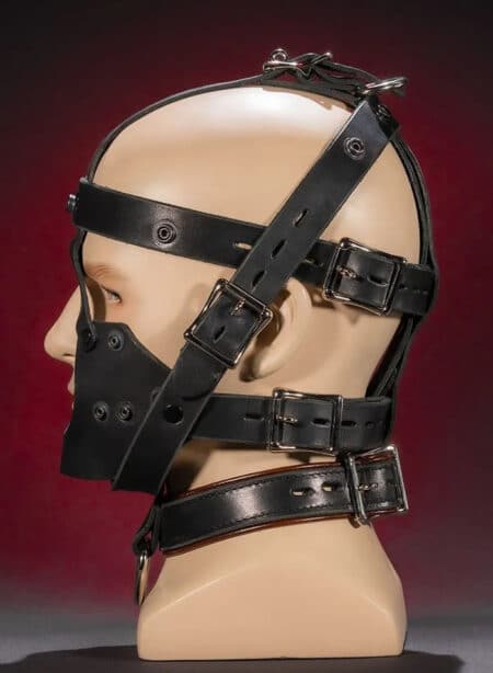 Mr. S Leather Bondage Dog Muzzle Brown