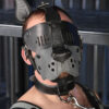 Mr. S Leather Bondage Dog Muzzle Grey