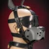 Mr. S Leather Bondage Dog Muzzle Grey