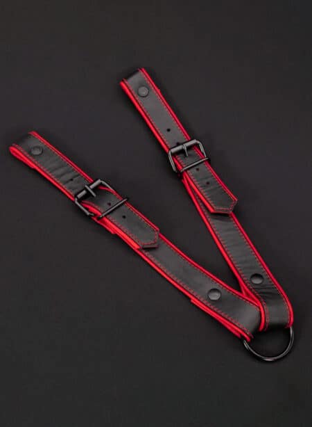 Mr. S Leather Cockstrap for Hardline Hunter Harness White