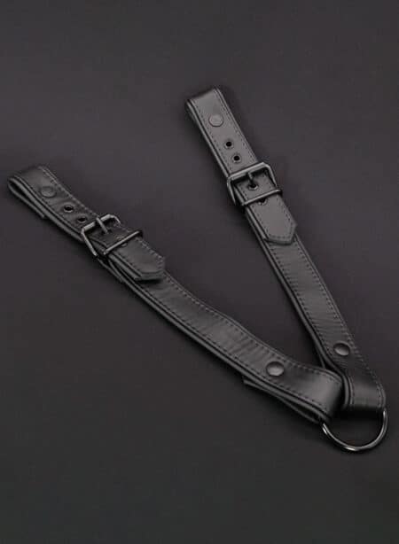 Mr. S Leather Cockstrap for Hardline Hunter Harness White