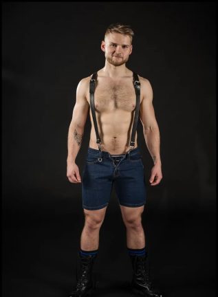Mr. S Leather Double Duty Suspenders