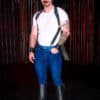 Mr. S Leather Drop Back Suspender Harness Large/Extra large